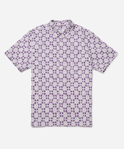 Saturdays NYC(サタデーズ ニューヨークシティ )の「Bruce Block Print Ss Shirt(シャツ/ブラウス・メンズ・ブラック/ホワイト/オリーブ/ネイビー/サックス・L/M/S/XL/XS)」の3枚目の写真