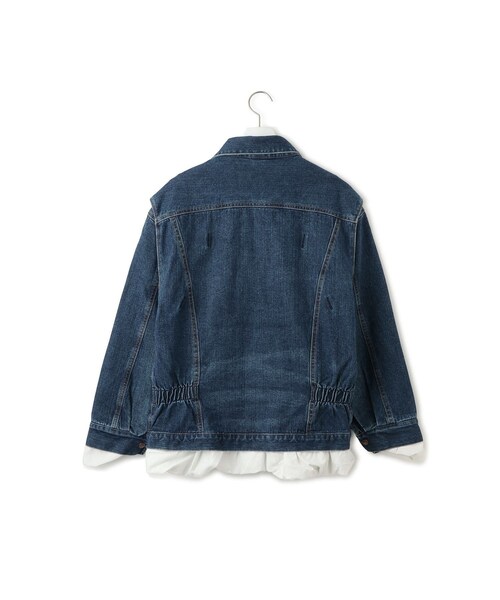 ADAM ET ROPE'(アダムエロペ)の「【PILLINGS x WRANGLER】DENIM JACKET(デニムジャケット・レディース・ブルー・M/S)」の5枚目の写真
