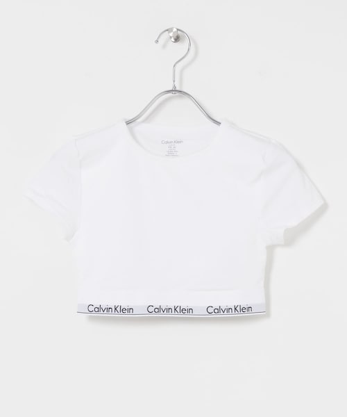 URBAN RESEARCH(アーバンリサーチ)の「Calvin Klein T-SHIRTS BRALETTE(Tシャツ/カットソー・レディース・UB1-BLACK/P7A-GREY/100-WHITE・S/M/L)」の1枚目の写真