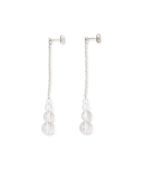 ADAM ET ROPE'(アダムエロペ)の「【SASKIA DIEZ(サスキア ディッツ)】J DROP CRYSTAL EARRINGS SHORT(ピアス(両耳用)・レディース・その他・F)」の2枚目の写真