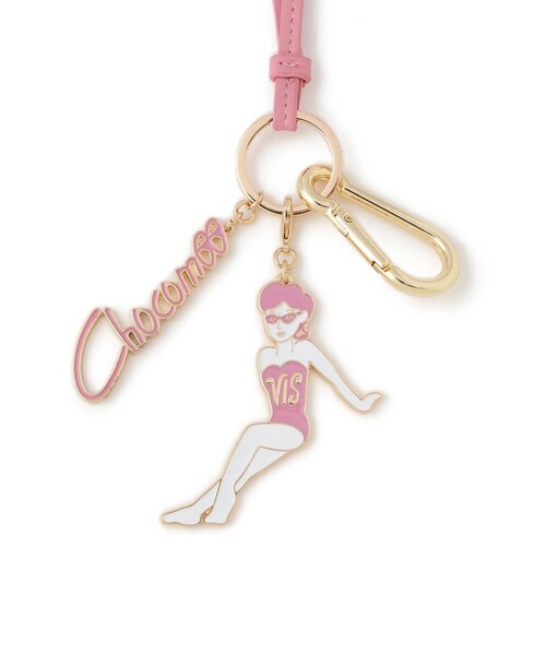 VIS(ビス)の「【Chocomoo】VIS別注マルチチャーム(チャーム・レディース・ブラック/ピンク・F)」の20枚目の写真