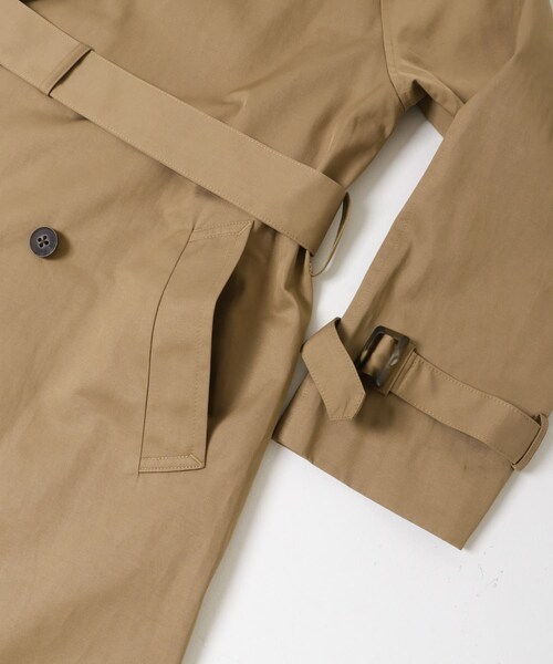 URBAN RESEARCH DOORS（アーバンリサーチドアーズ）の「撥水トレンチコート（ステンカラーコート・レディース・BEIGE/D.NAVY・Free）」の17枚目の写真