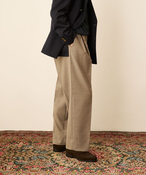URBAN RESEARCH DOORS（アーバンリサーチドアーズ）の「LIFE STYLE TAILOR　REDA アウトタックパンツ（その他パンツ・メンズ・CHARCOAL/BEIGE・44/46/48/50）」の19枚目の写真