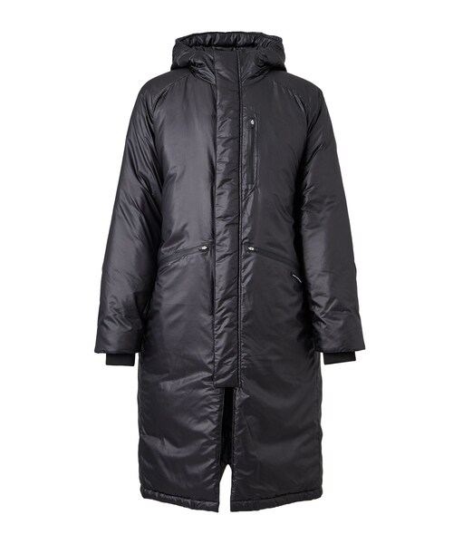 ROPE'（ロペ）の「【J'aDoRe限定】ロゴ入り中綿ベンチコート/撥水・ユニセックス（その他アウター・レディース・ブラック・M）」の4枚目の写真