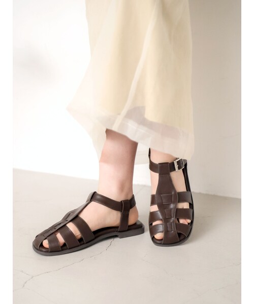 Ungrid（アングリッド）の「グルカサンダル（サンダル・レディース・ブラック/ブラウン・S/M/L）」の12枚目の写真