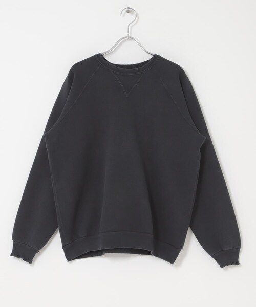 URBAN RESEARCH(アーバンリサーチ)の「A PRESSE Vintage Double V Sweatshirt(スウェット・メンズ・BLACK/GOLD・2/3)」の3枚目の写真