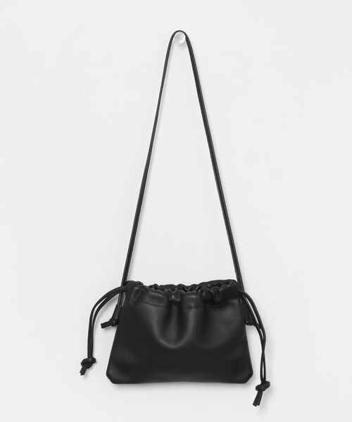 かぐれ（カグレ）の「MORMYRUS　巾着ショルダーバッグ（ショルダーバッグ・レディース・BLACK・Free）」の6枚目の写真