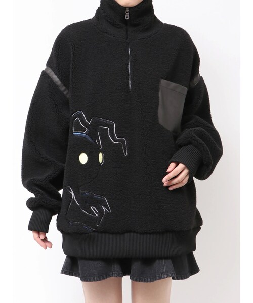 CALNAMUR（カルナムール）の「キングダム ハーツ / シャドウジップPO（スウェット・レディース・ブラック/ブルー・F）」の5枚目の写真