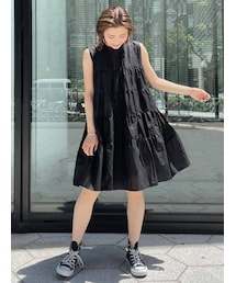 Ungrid | ノースリティアードワンピース(ワンピース)