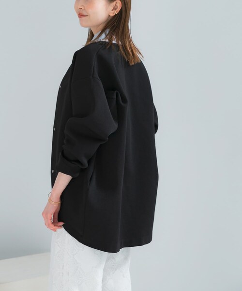 URBAN RESEARCH ROSSO（アーバンリサーチロッソ）の「ELENDEEK　COCOON FORM  CARDIGAN（カーディガン/ボレロ・レディース・O.WHT/BLK/PNK/MNT・Free）」の8枚目の写真