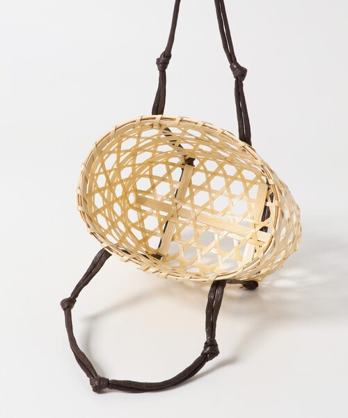 SENSE OF PLACE by URBAN RESEARCH（センスオブプレイスバイアーバンリサーチ）の「カゴキンチャクバッグA（かごバッグ・レディース・BEIGE・one）」の12枚目の写真