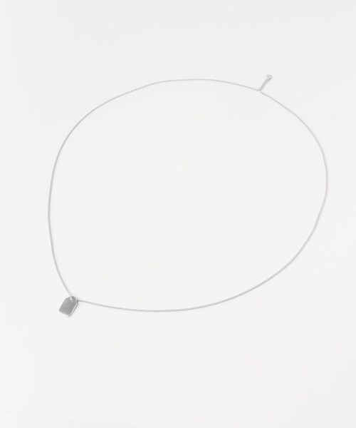URBAN RESEARCH(アーバンリサーチ)の「AXEP TAG NECKLACE SILVER(ネックレス・レディース・SILVER・-)」の5枚目の写真