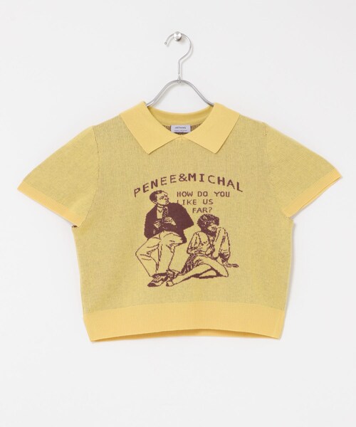 THE GOODLAND MARKET（ザグッドランドマーケット）の「old honey　45℃ KNIT TOPS（ニット/セーター・レディース・BROWN/YELLOW・Free）」の14枚目の写真