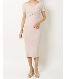 RESEXXY | フロントクロスニットワンピース(ワンピース)