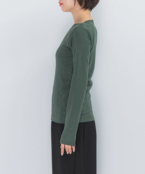 URBAN RESEARCH ROSSO（アーバンリサーチロッソ）の「GICIPI　CAVOLFIORE（Tシャツ/カットソー・レディース・Bianco/Carbone/Boscaglia・1）」の11枚目の写真