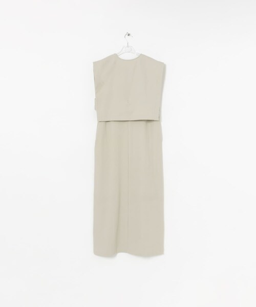 LAATO（ラート）の「layered one piece（ワンピース・レディース・インク/スチール/クリーム・FREE）」の16枚目の写真