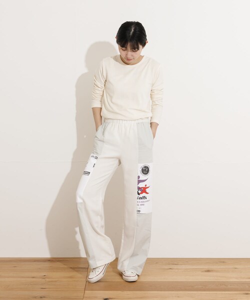 THE GOODLAND MARKET（ザグッドランドマーケット）の「SREU　Swiching PANTS（その他パンツ・レディース・IVORY2/IVORY1/BLACK1/BLACK2・L/S）」の16枚目の写真