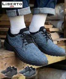 nissen | デニムライクカジュアルシューズ　LiBERTO　EDWIN（リベルトエドウイン）(バレエシューズ)