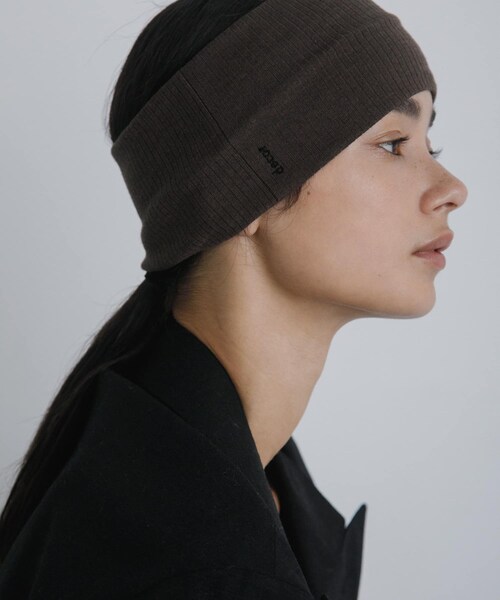 URBAN RESEARCH（アーバンリサーチ）の「decor『デコール』　Rib Wide Hairband（ヘアバンド・レディース・GRAY/BLACK/BROWN・-）」の21枚目の写真