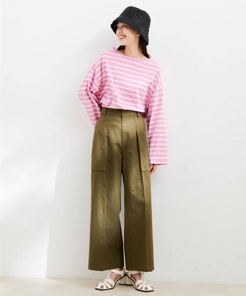 VIS（ビス）の「コーティングペーパーバケットハット（ハット・レディース・ブラック/キナリ・F）」の15枚目の写真