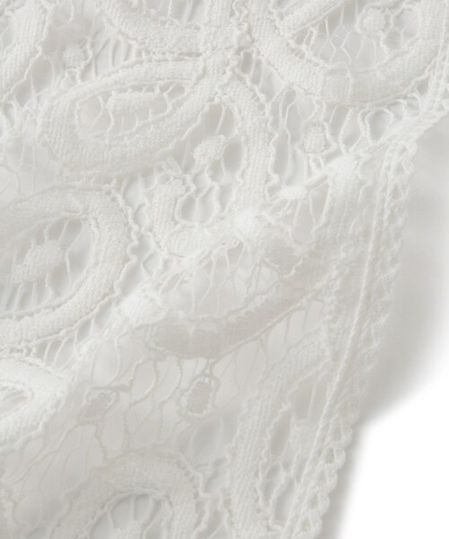 ADAM ET ROPE'（アダムエロペ）の「vintage stock lace scarf（バンダナ/スカーフ・レディース・ホワイト・F）」の11枚目の写真