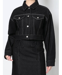 LAGUNAMOON | ショートデニムジャケット(デニムジャケット)