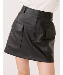 EVRIS | エコレザーポケットミニスカート(スカート)
