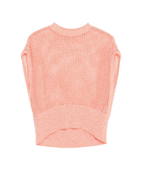 ELENDEEK(エレンディーク)の「MELANGE MESH KT(ニット/セーター・レディース・グレー/ピンク/グリーン・F)」の3枚目の写真