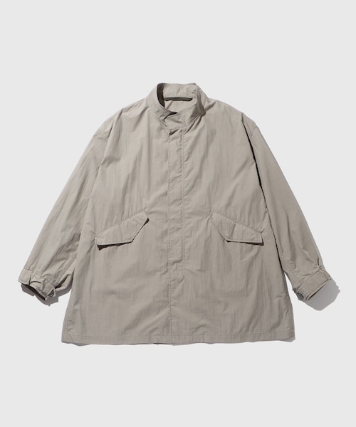 ADAM ET ROPE'（アダムエロペ）の「ナイロンタッサー ショートモッズコート（モッズコート・メンズ・ブラック/グレー・L/M）」の3枚目の写真