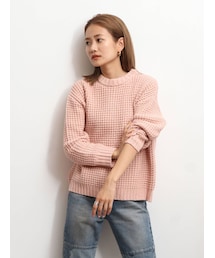 Ungrid | ルーズワッフルニット(ニット/セーター)