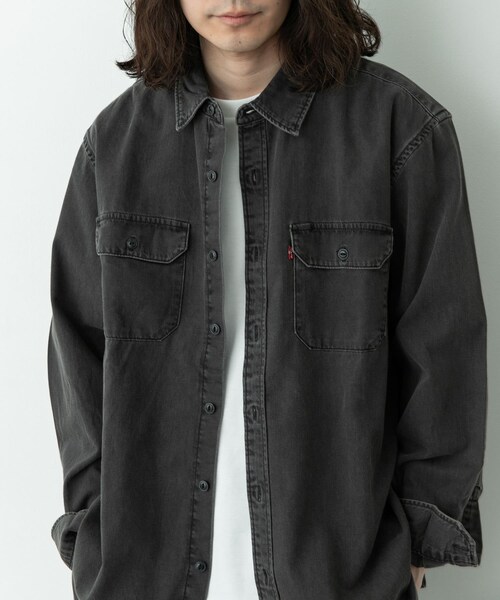 URBAN RESEARCH Sonny Label（アーバンリサーチサニーレーベル）の「LEVI’S　JACKSON WORKER（シャツ/ブラウス・メンズ・DRAK WASH・M/L）」の19枚目の写真