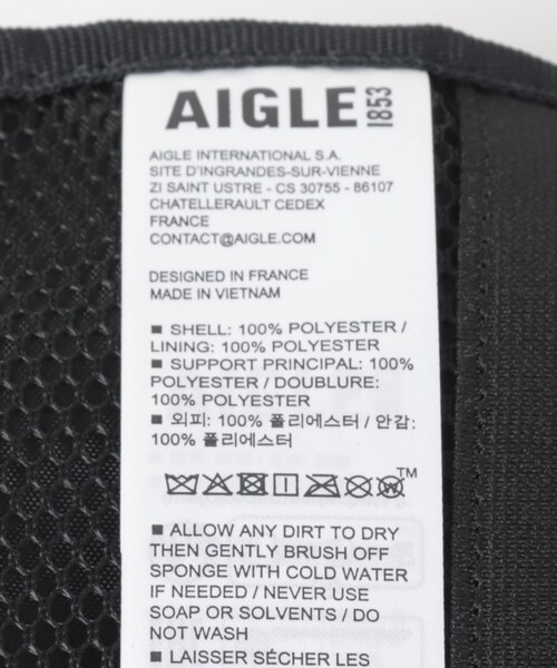THE GOODLAND MARKET（ザグッドランドマーケット）の「AIGLE　パッカブル ミニショルダーバッグ（ショルダーバッグ・レディース・NOIR/CASHMERE/M.BLUE・one）」の11枚目の写真