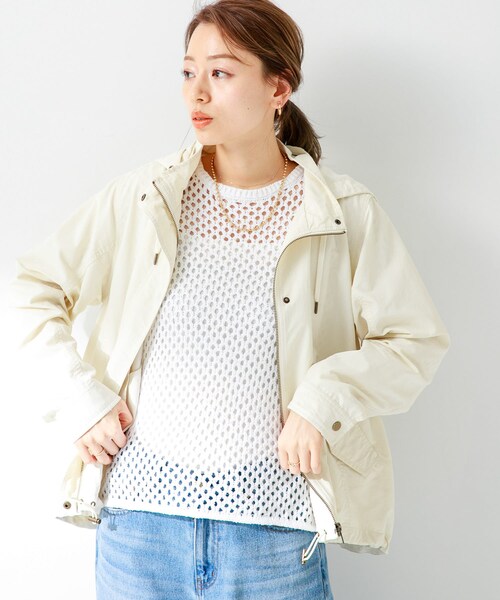 URBAN RESEARCH Sonny Label（アーバンリサーチサニーレーベル）の「撥水マウンテンパーカー（マウンテンパーカー・レディース・オフ/ブラック/ベージュ/カーキ・36/38/40）」の6枚目の写真