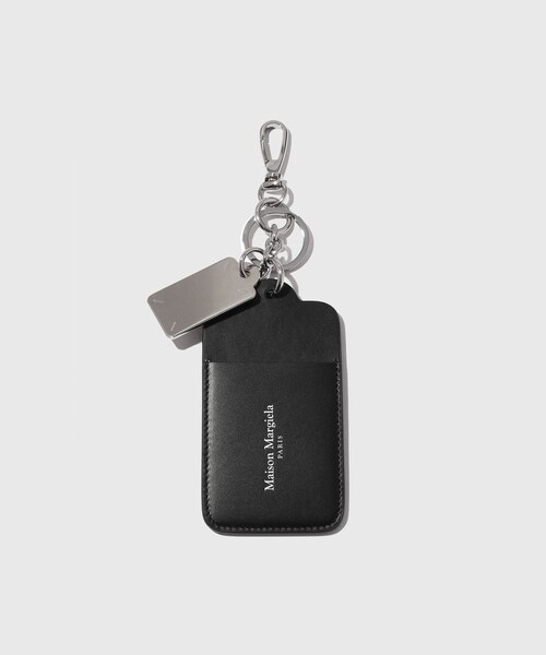 ADAM ET ROPE'(アダムエロペ)の「【Maison Margiela/メゾン マルジェラ】TAG KEYRING AND CARD HOLDER BIG(カードケース・レディース・ブラック・F)」の4枚目の写真