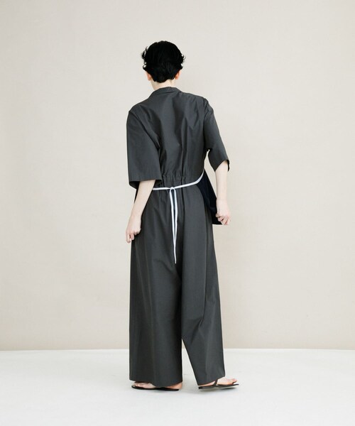 LAATO（ラート）の「relax all in one（サロペット/オーバーオール・レディース・モス/チョコレート/ミッドナイト・FREE）」の7枚目の写真