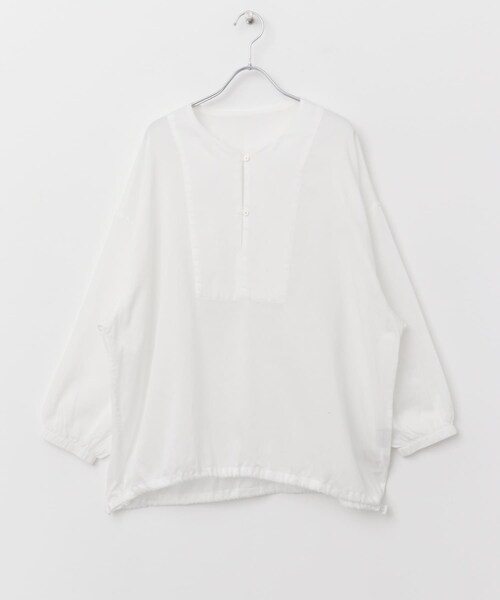 URBAN RESEARCH DOORS（アーバンリサーチドアーズ）の「リネンブレンドドロストチュニック（チュニック・レディース・OFF/NATURAL/INK BLK・M）」の15枚目の写真