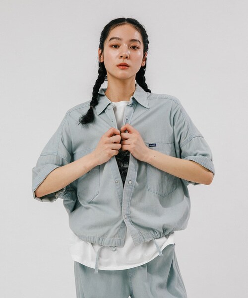 EKAL（エカル）の「『別注』Wrangler×EKAL　ライトデニムワークシャツ（シャツ/ブラウス・レディース・USED/O.W・Free）」の21枚目の写真