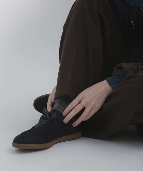 SENSE OF PLACE by URBAN RESEARCH(センスオブプレイスバイアーバンリサーチ)の「ジャーマントレーナースニーカー(スニーカー・レディース・CAMEL/NAVY/BROWN・S/M/L)」の6枚目の写真