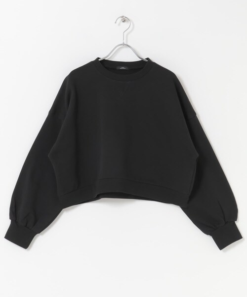 ITEMS URBANRESEARCH（アイテムズ アーバンリサーチ）の「『UR TECH』ハイヒートコットンクルーネックスウェット（スウェット・レディース・GRY/BRD/BLK・Free）」の9枚目の写真