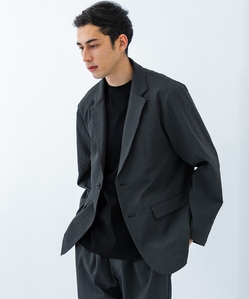 URBAN RESEARCH（アーバンリサーチ）の「『別注』THOUSAND MILE×UR　WASHER CODE JACKET（テーラードジャケット・メンズ・CHARCOAL/BLACK/SLATE BLUE・S/M/L）」の17枚目の写真