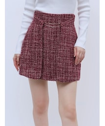 RESEXXY | ツイードミニスカート【セットアップ着用可能】(スカート)