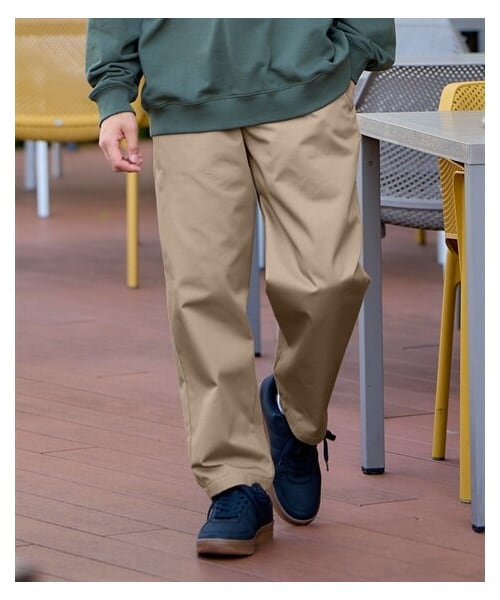 nissen（ニッセン）の「総ゴムワイドテーパードパンツ【大きいサイズ有】（パンツ・メンズ・オフホワイト/デニム/ベージュ/ネイビー/黒・M/L/LL/3L/4L/5L/6L/8L/10L）」の22枚目の写真