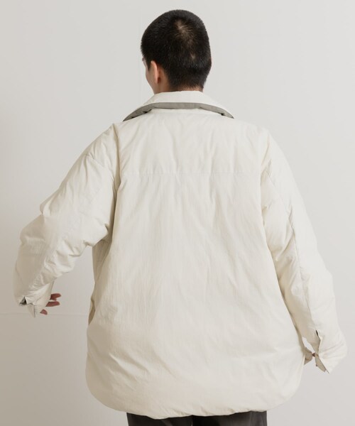 THE GOODLAND MARKET（ザグッドランドマーケット）の「KWD　LIGHT DOWN SHIRTS JACKET（その他アウター・レディース・Ivory/L.Yellow/Navy・FREE）」の9枚目の写真