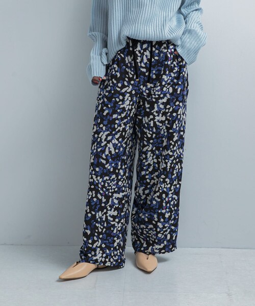 URBAN RESEARCH ROSSO（アーバンリサーチロッソ）の「ドットプリントイージーパンツ（その他パンツ・レディース・BLUE・Free）」の3枚目の写真