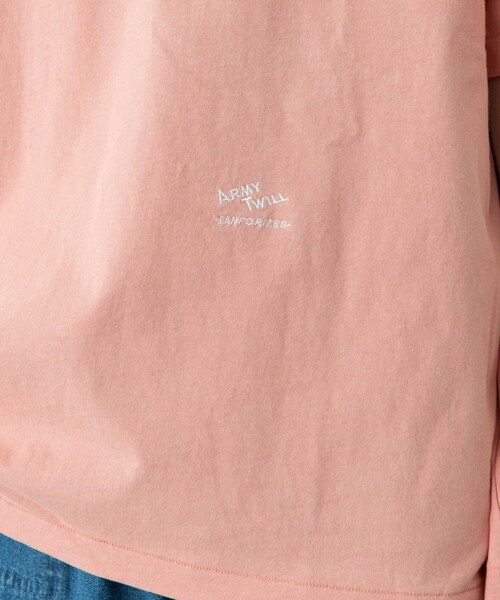 URBAN RESEARCH Sonny Label（アーバンリサーチサニーレーベル）の「ARMY TWILL　PRINT HSTEE TAG（Tシャツ/カットソー・メンズ・WHITE/CHARCOAL/PINK・M/L）」の21枚目の写真