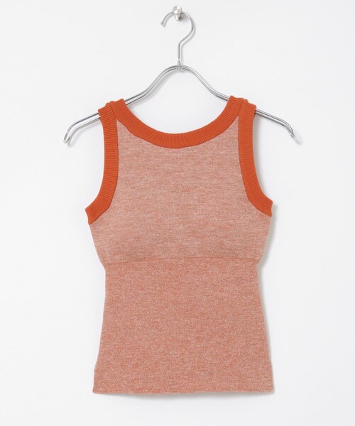 THE GOODLAND MARKET（ザグッドランドマーケット）の「nakes　Summer Wool & Linen Tank（タンクトップ・レディース・MeteBk/StoneBeg/PassionOr・1）」の9枚目の写真