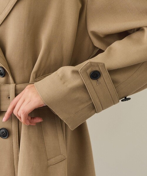 ROPE'(ロペ)の「【MANTECO(マンテコ)】テンセルウールミドル丈トレンチコート(トレンチコート・レディース・ベージュ・F)」の21枚目の写真