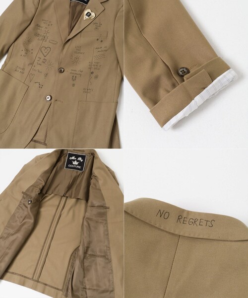 URBAN RESEARCH(アーバンリサーチ)の「MIA BAG BLAZER DIPINTO(テーラードジャケット・レディース・CAMMELLO・Free)」の4枚目の写真