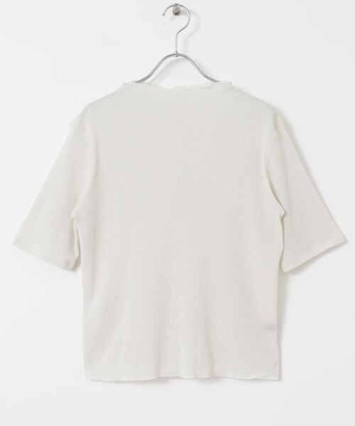 URBAN RESEARCH ROSSO（アーバンリサーチロッソ）の「ラメシアーカットソー（Tシャツ/カットソー・レディース・OFF/MAUVE/BLACK・FREE）」の11枚目の写真