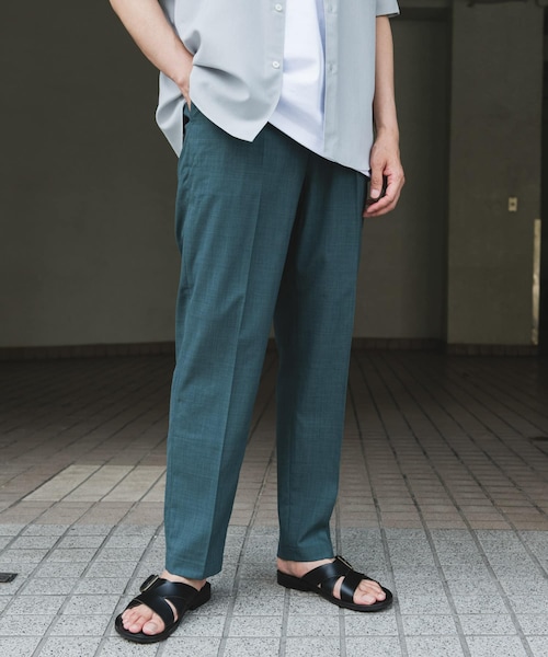 URBAN RESEARCH DOORS（アーバンリサーチドアーズ）の「『UR TECH DRYLUXE』『イージーケア/速乾/UVカット』テーパードパンツ（その他パンツ・メンズ・NAVY/CHALK/BLUE GREEN/BLACK・S/M/L/XL）」の3枚目の写真